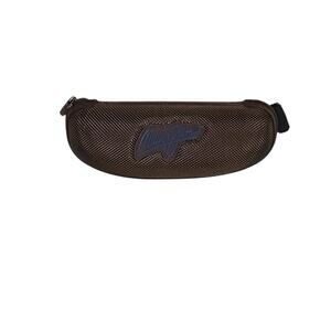 Maui Jim Hard Sunglasses Case Brown Zip Close